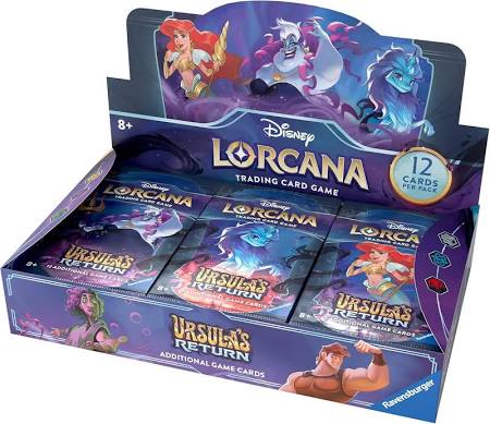 Disney Lorcana Trading Card Game - Booster Pack Display (24pcs) - Set 4 Ursula's Return