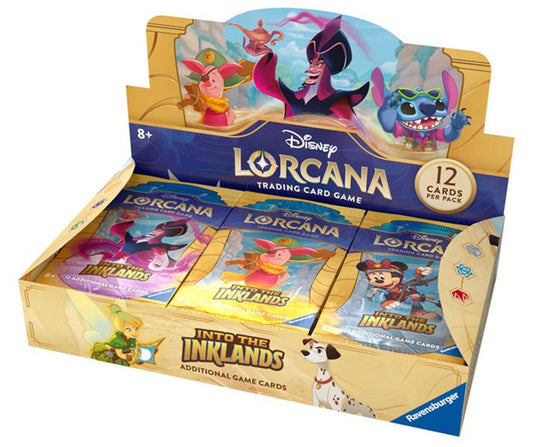 Disney Lorcana Trading Card Game - Booster Pack Display (24pcs) - Set 3 Into The Inklands