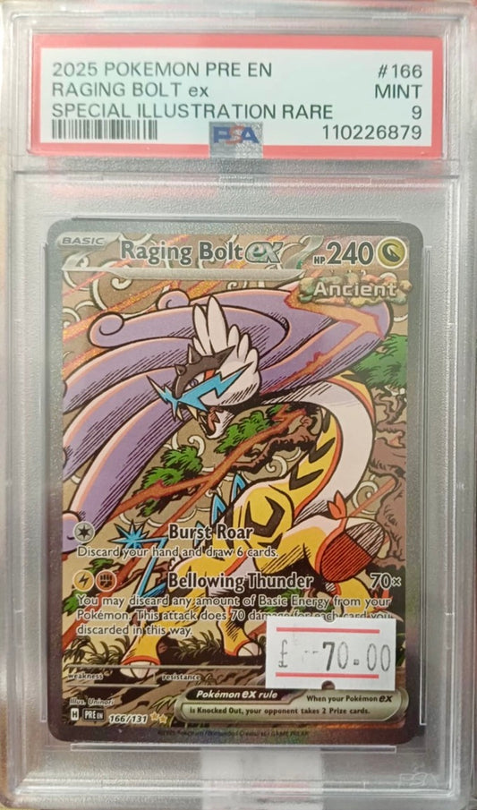 RAGING BOLT EX #166 - PSA 9