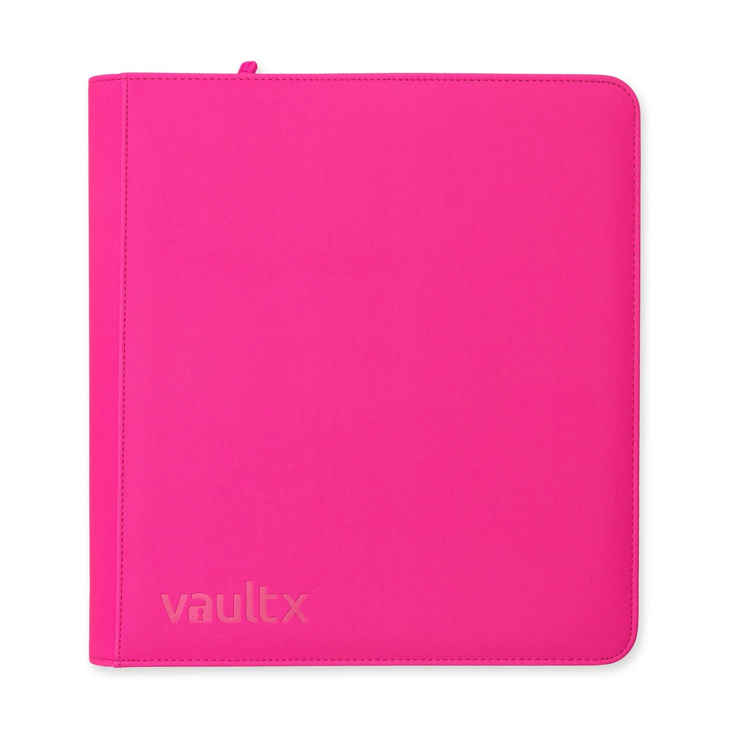 Zip Binder Neon Pink 12-Pocket