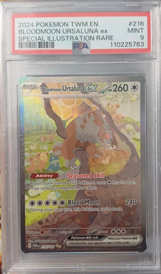 BLOODMOON URSALUNA EX - PSA 9