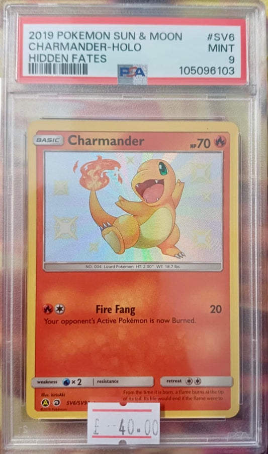 CHARMANDER #SV6 - PSA 9