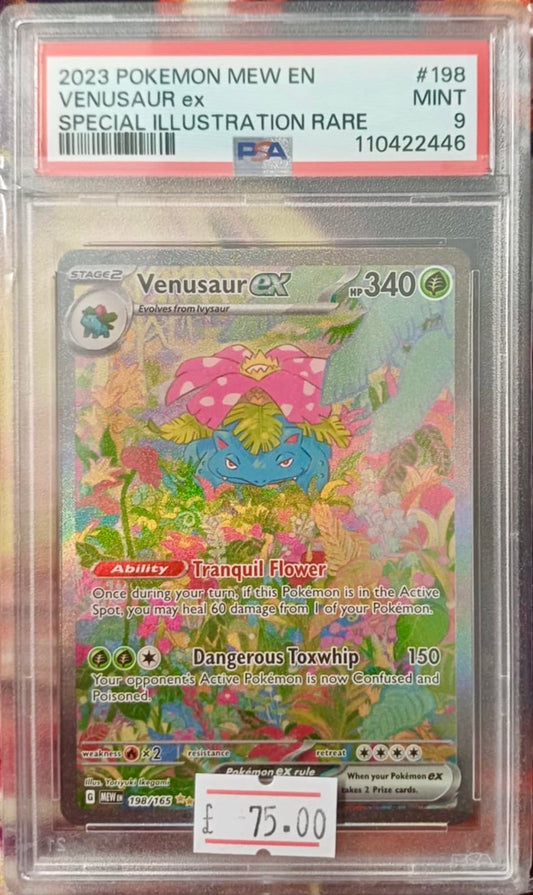 VENUSAUR EX #198 - PSA 9