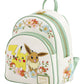 Loungefly - Pokemon Pikachu & Eevee Floral Mini Backpack