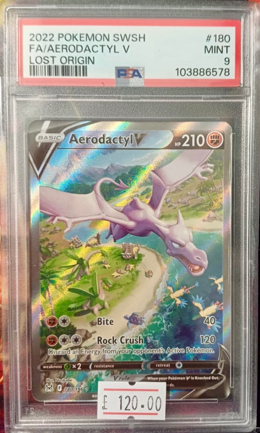 AERODACTYL V #180 - PSA 9
