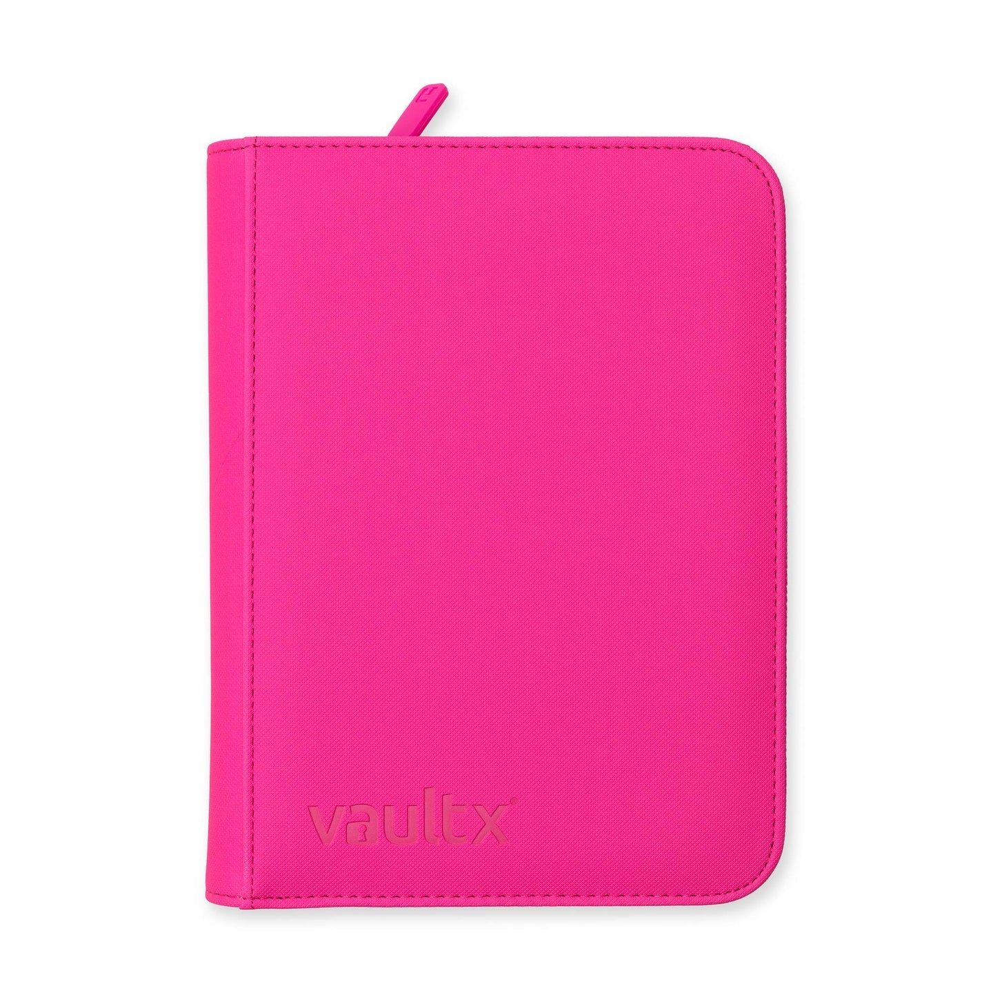 Zip Binder Neon Pink 4-Pocket