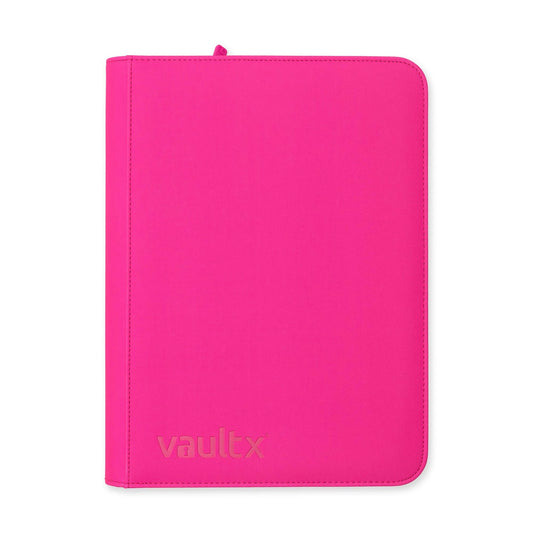 Zip Binder Neon Pink - 9 Pocket